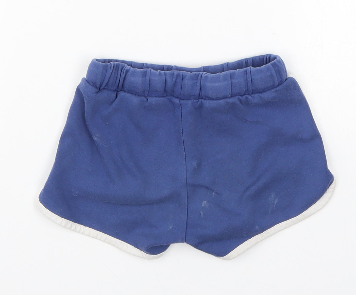 MArks] Girls Blue   Sweat Shorts Size 3-4 Years
