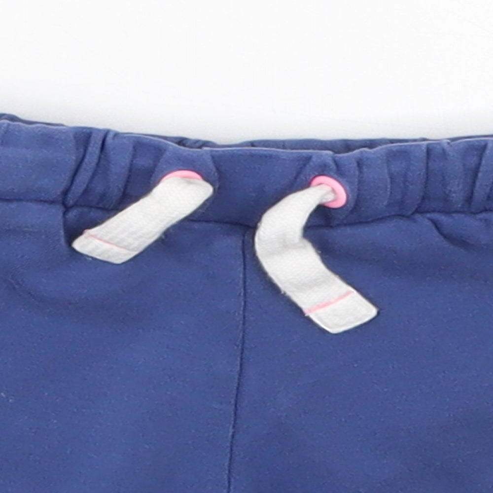 MArks] Girls Blue   Sweat Shorts Size 3-4 Years