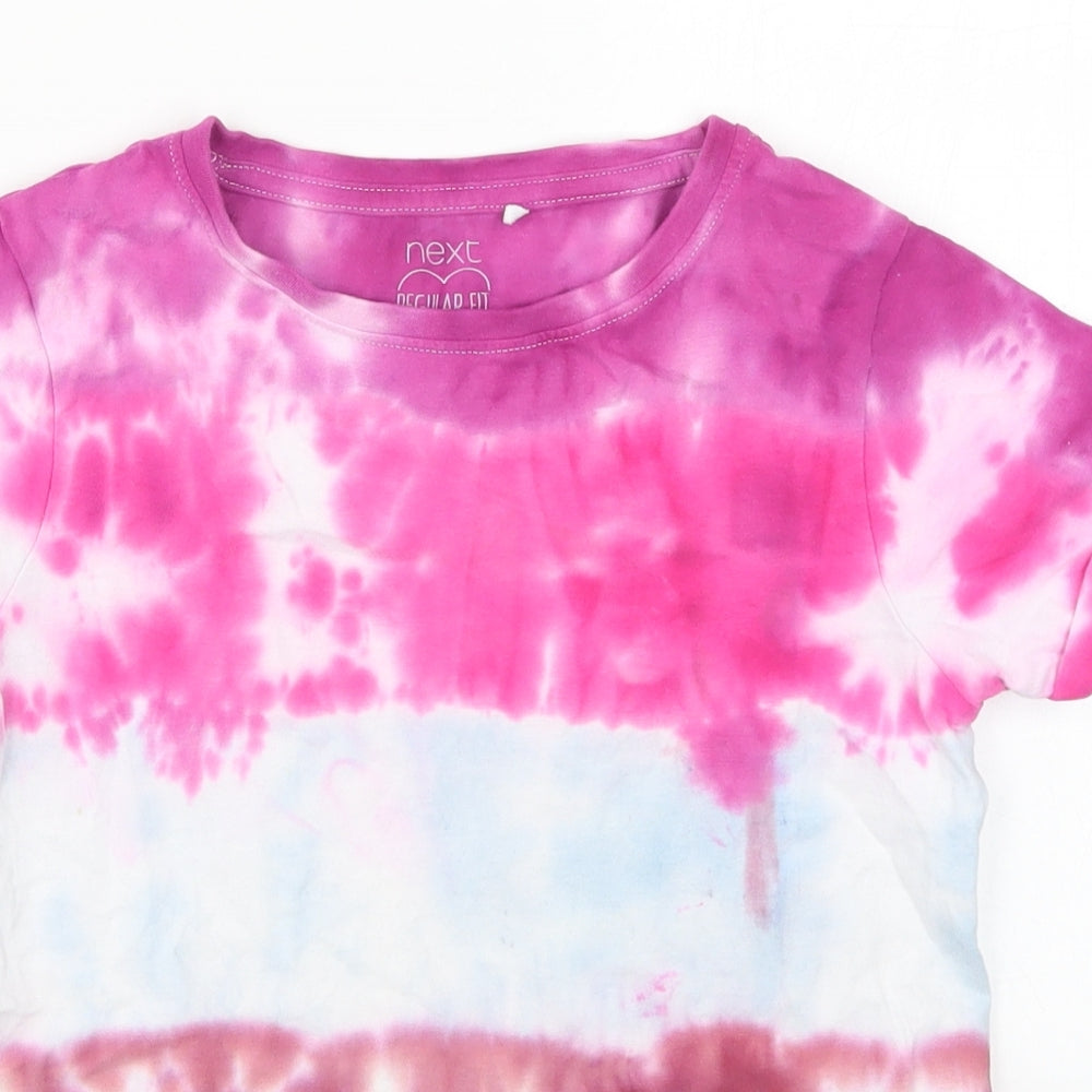 NEXT Girls Multicoloured   Basic T-Shirt Size 10 Years  - Tie Dye