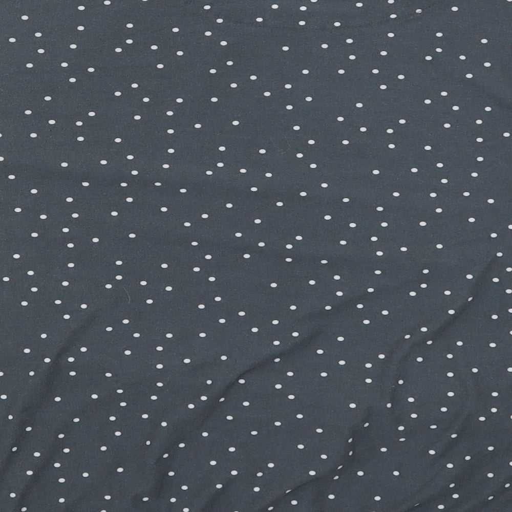 Primark Womens Grey Polka Dot  Top Pyjama Top Size 14