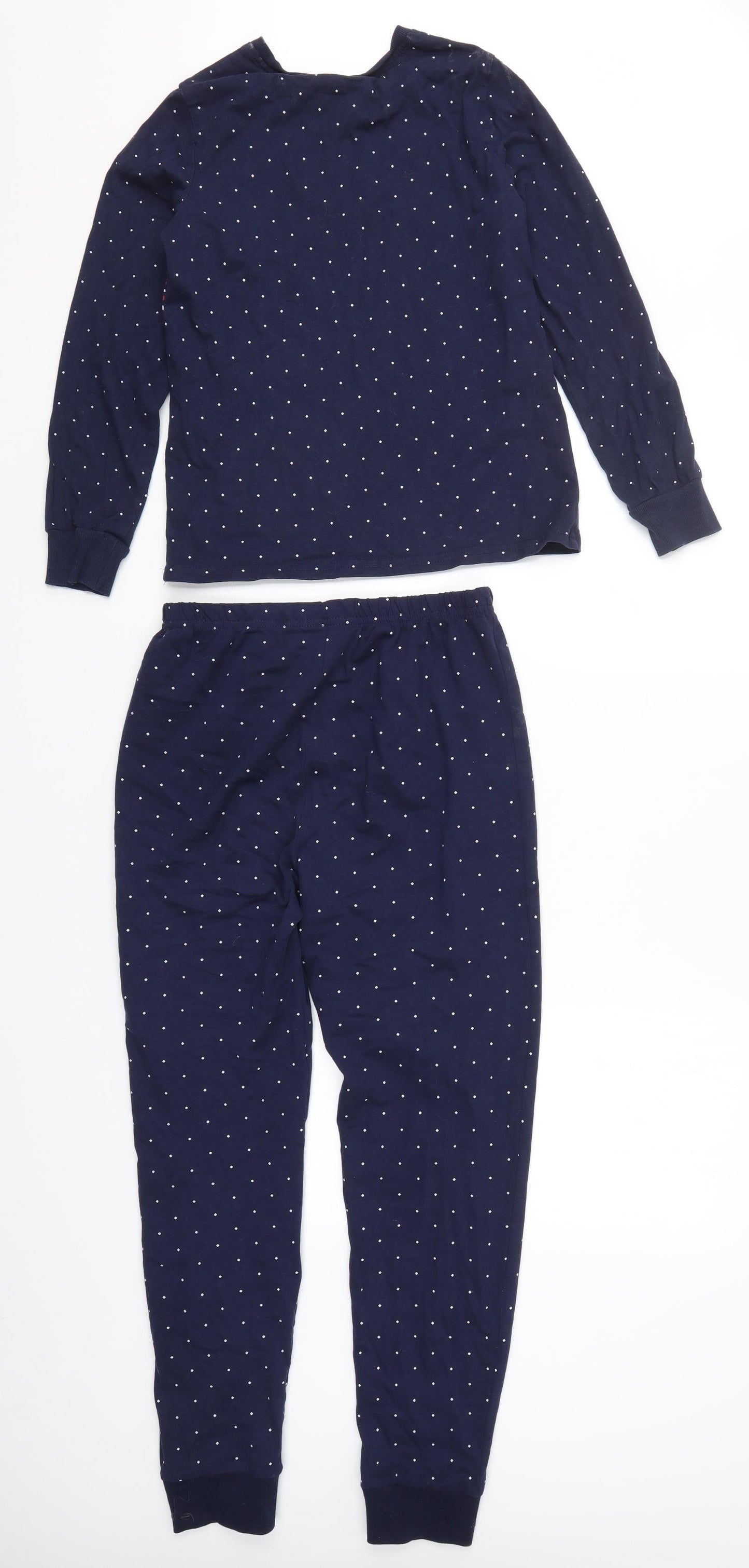 George Boys Blue Geometric   Pyjama Set Size 11-12 Years
