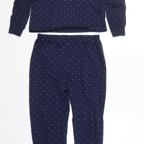 George Boys Blue Geometric   Pyjama Set Size 10-11 Years