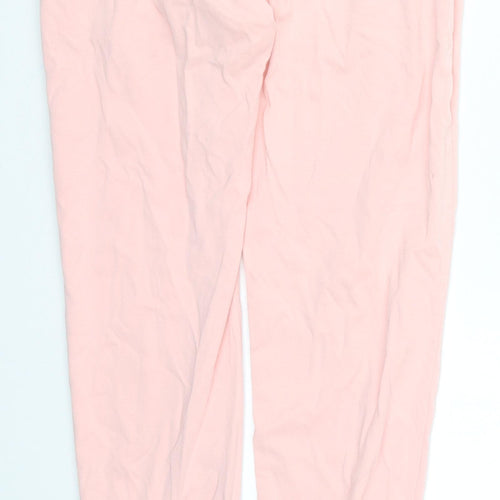 Emma & Ashley Womens Pink   Sweatpants Trousers Size M L27 in