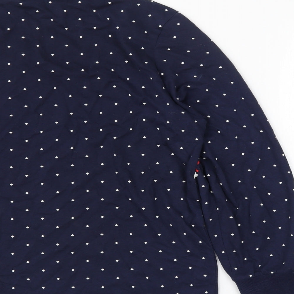 George Mens Blue Geometric   Pyjama Set Size L