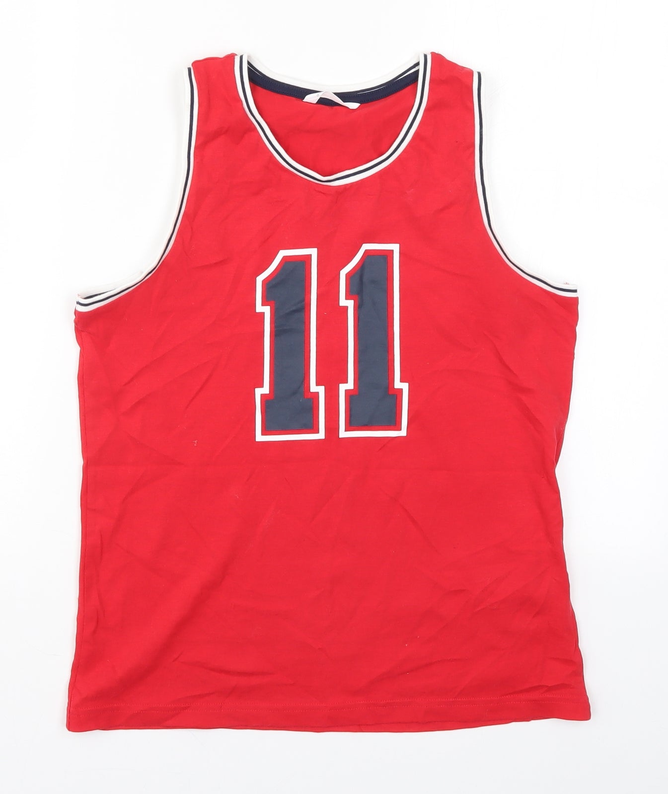 Marks and Spencer Boys Red   Basic Tank Size 10-11 Years  - 11
