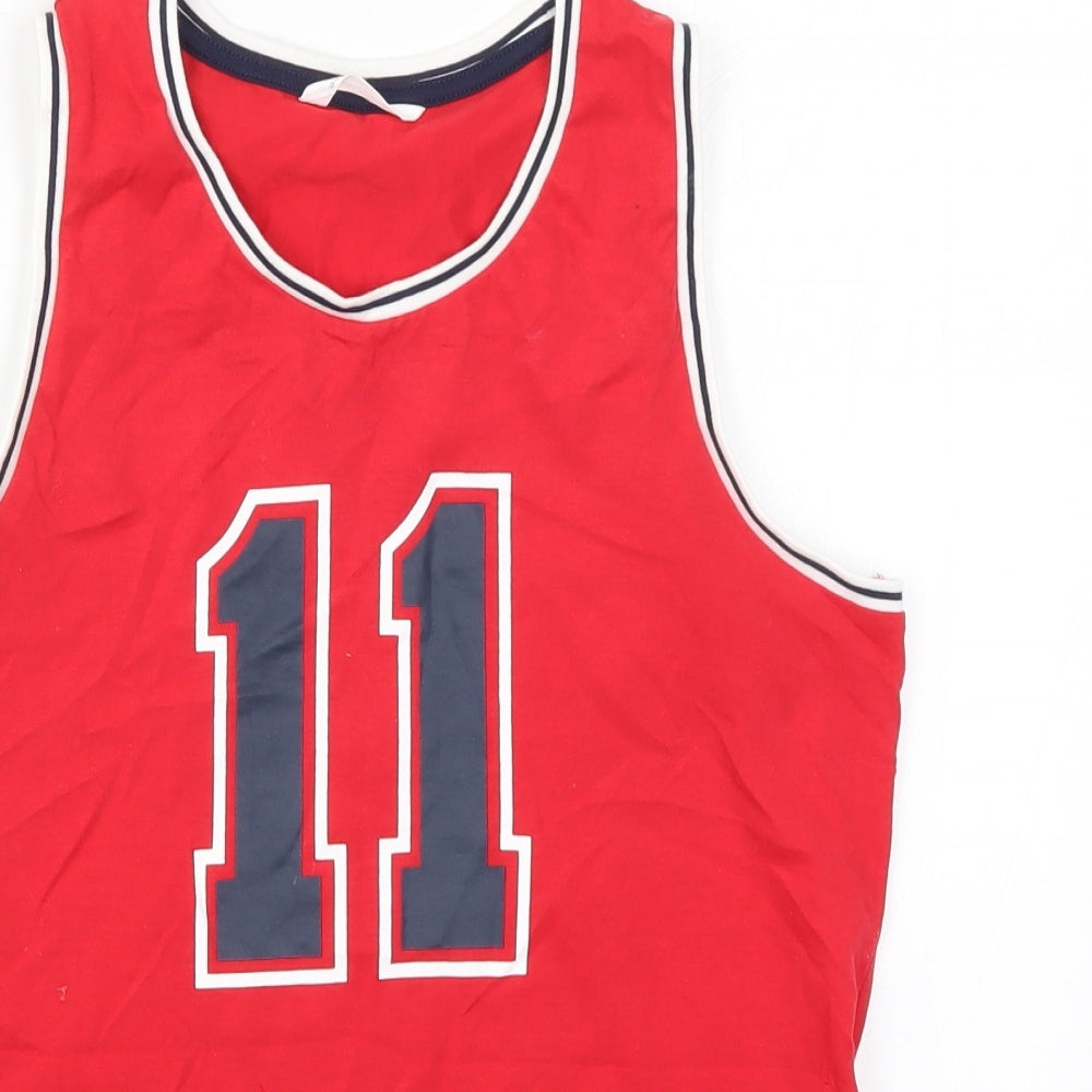 Marks and Spencer Boys Red   Basic Tank Size 10-11 Years  - 11