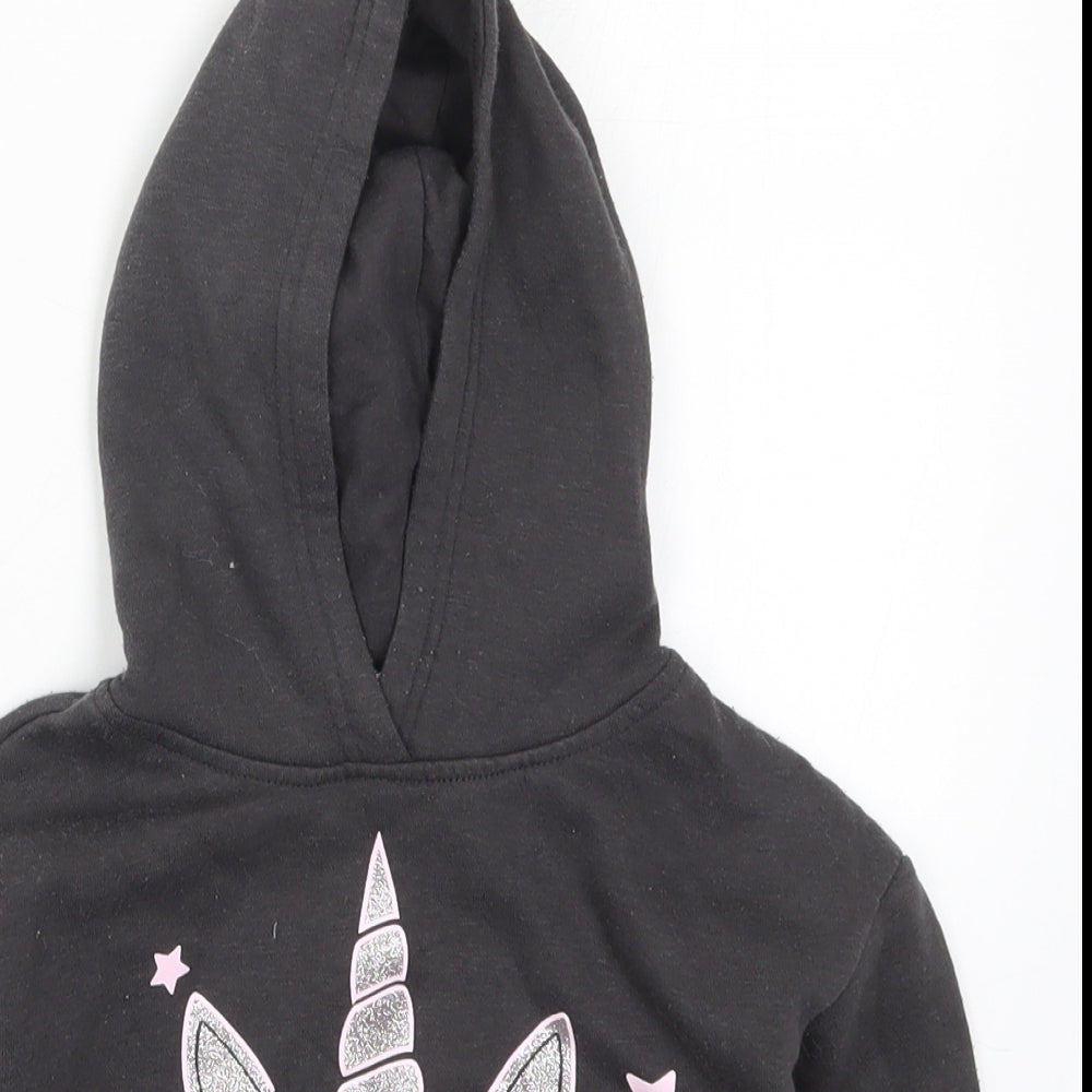 Primark Girls Grey   Jacket  Size 18-24 Months  - Love Unicorns