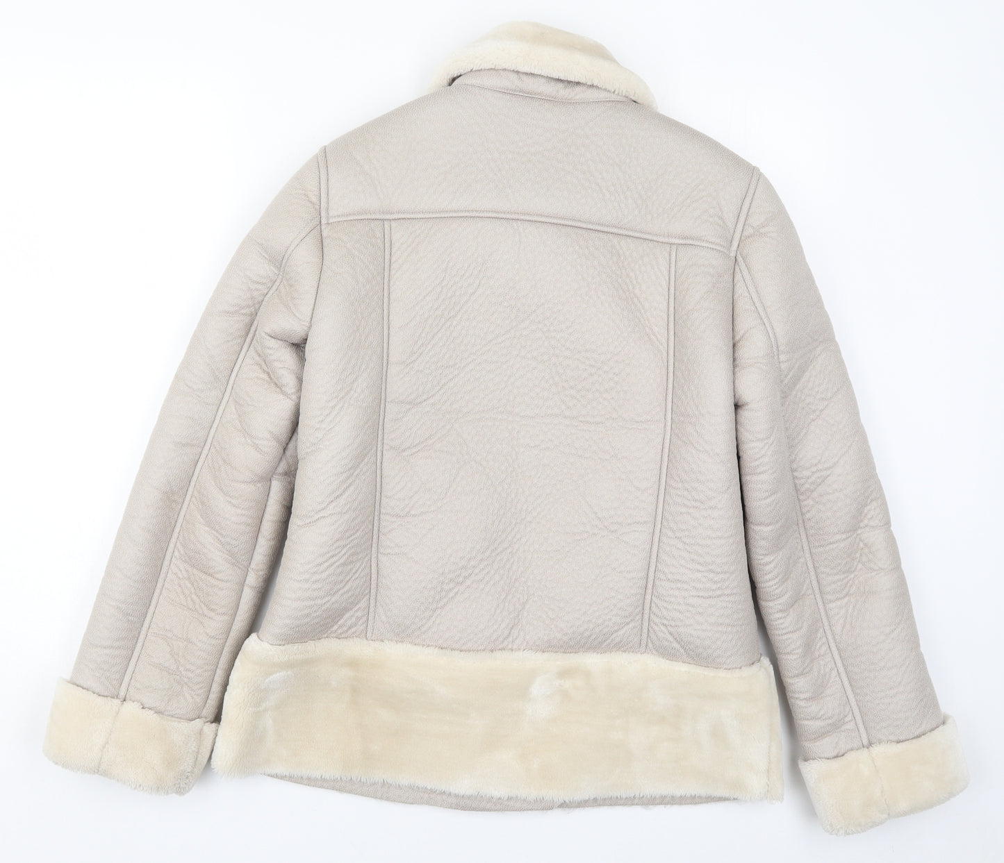 Miss Selfridge Womens Beige   Jacket  Size 10