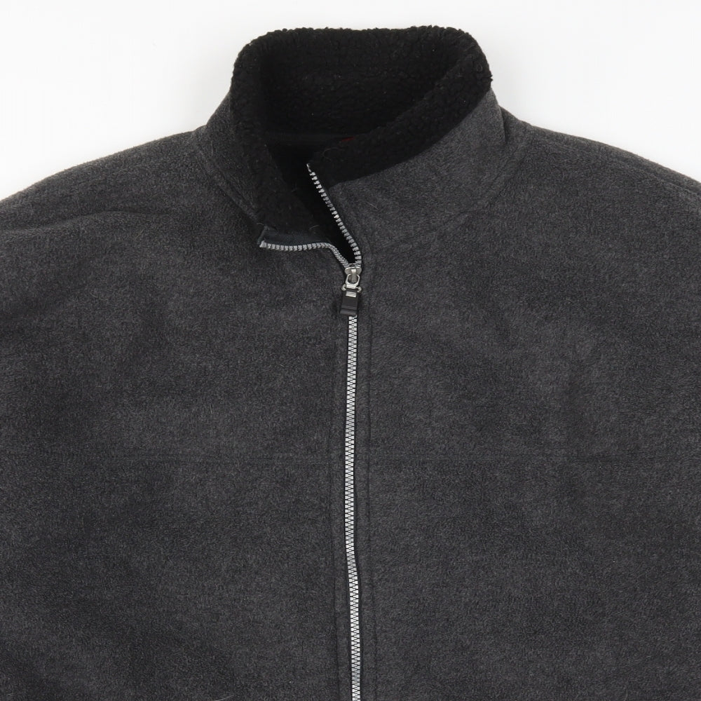 Cutting Edge Mens Grey  Fleece Jacket  Size 2XL