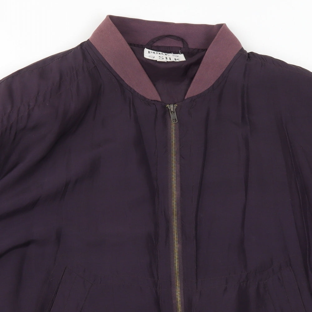 Pure & Silk Mens Purple   Jacket  Size XL