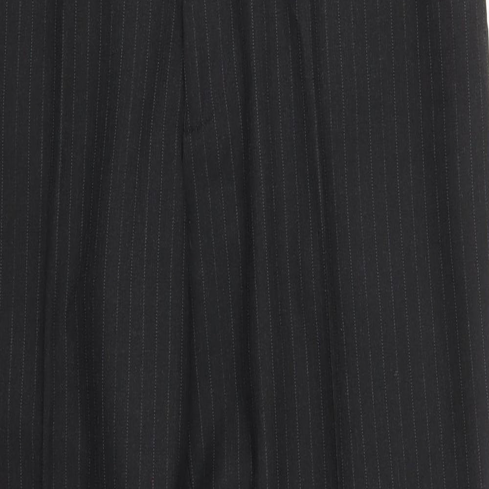 George Mens Black Striped  Trousers  Size 34 L29 in