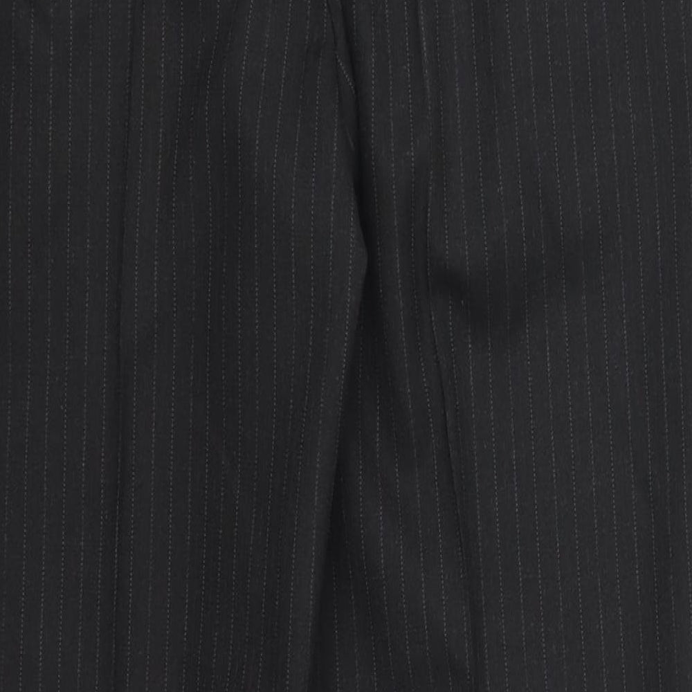 George Mens Black Striped  Trousers  Size 34 L29 in