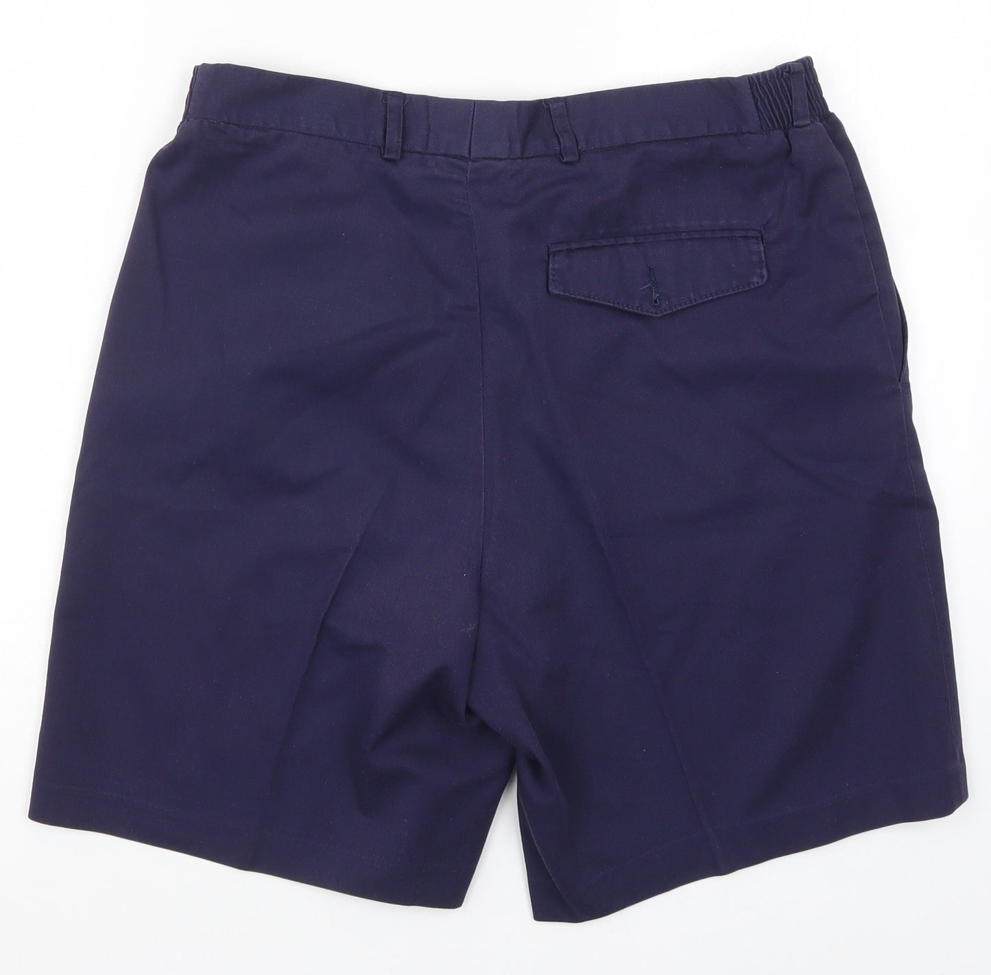Premier Man Mens Blue   Bermuda Shorts Size 34
