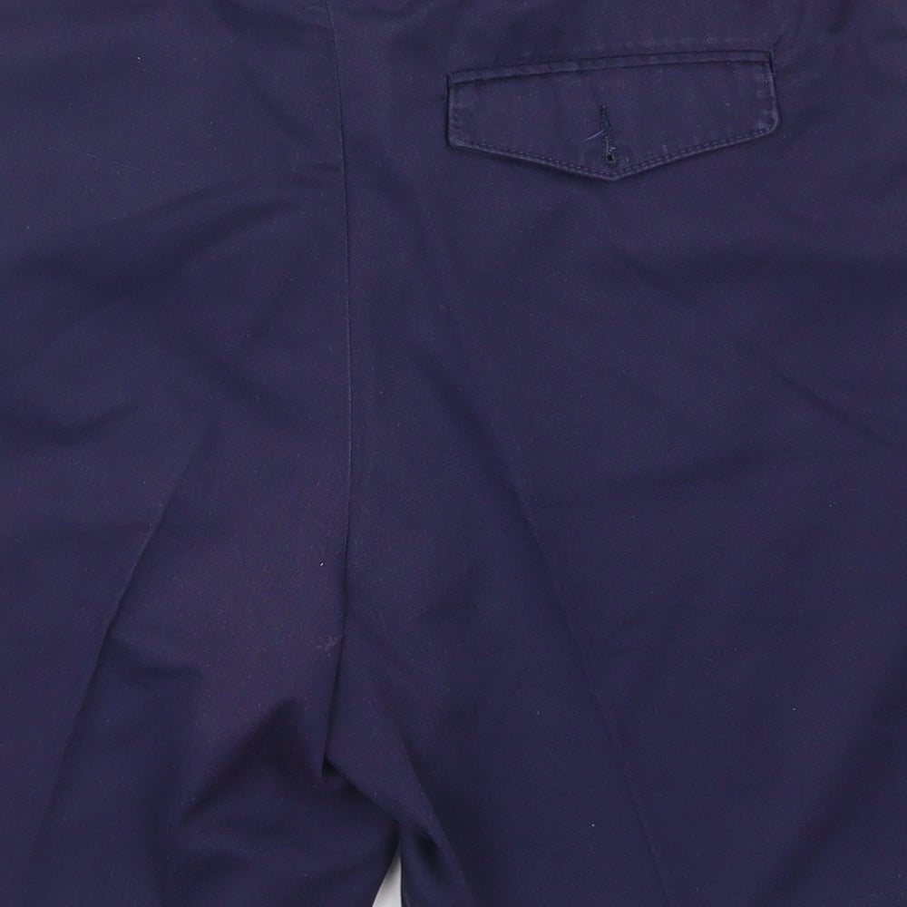 Premier Man Mens Blue   Bermuda Shorts Size 34