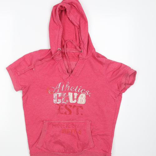 George Womens Pink   Pullover Hoodie Size 14