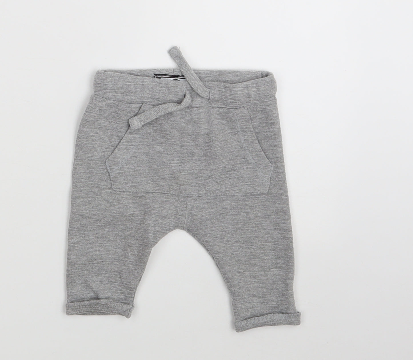 NEXT Baby Grey   Jogger Leggings Size 3-6 Months  - Waist 18in;inside leg 6in