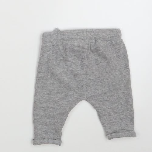 NEXT Baby Grey   Jogger Leggings Size 3-6 Months  - Waist 18in;inside leg 6in