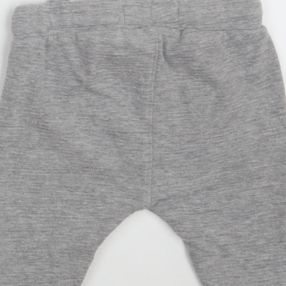 NEXT Baby Grey   Jogger Leggings Size 3-6 Months  - Waist 18in;inside leg 6in