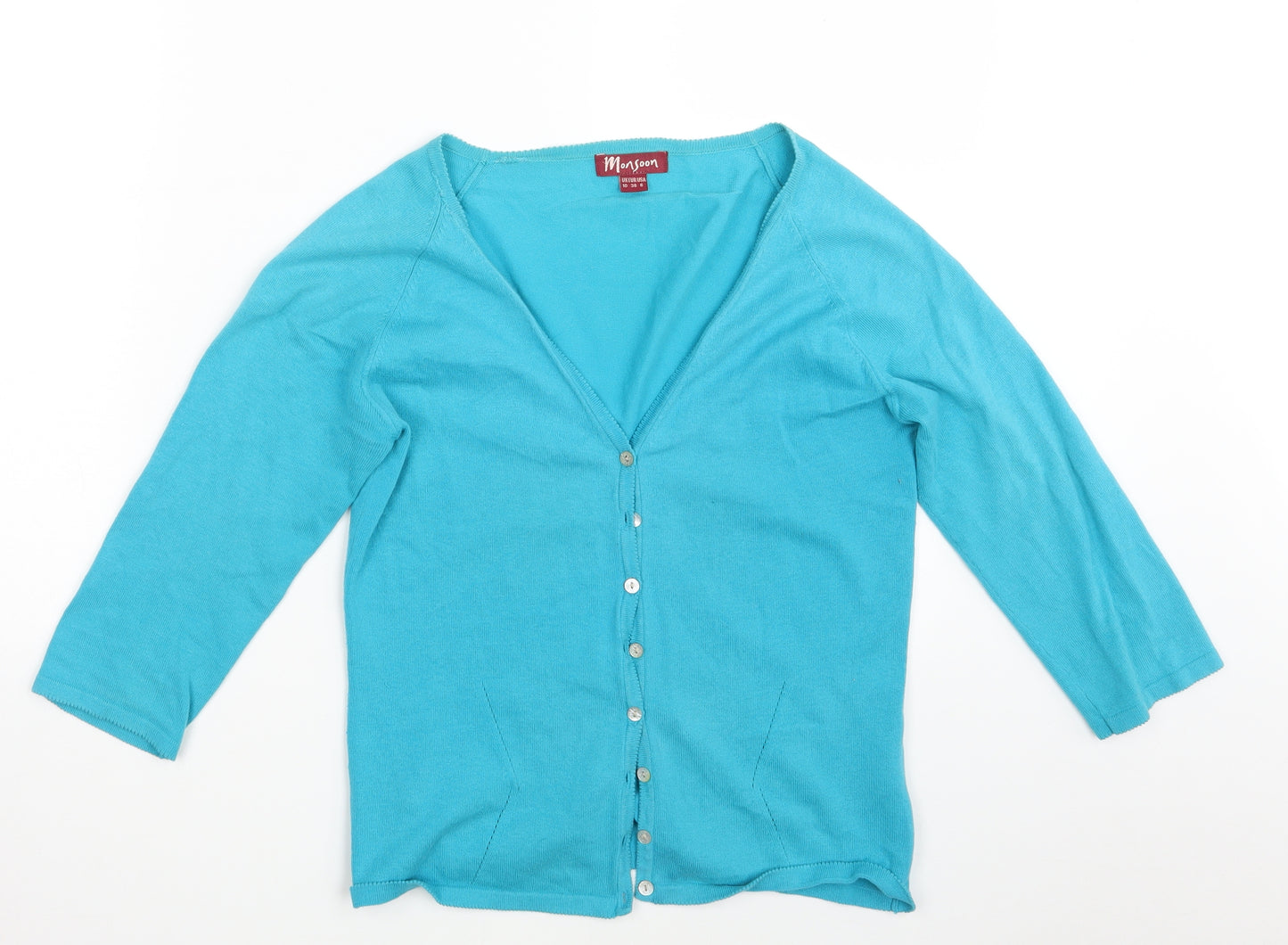 Monsoon Womens Blue   Cardigan Jumper Size 10