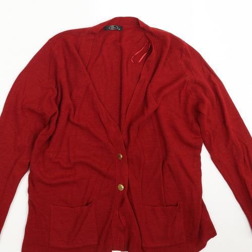 BM Womens Brown   Cardigan Jumper Size M