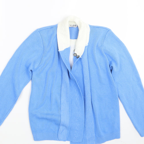 Vivi Womens Blue   Pullover Jumper Size S