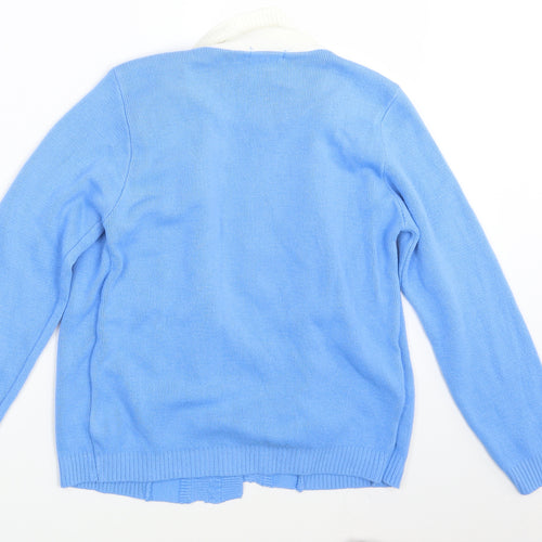 Vivi Womens Blue   Pullover Jumper Size S