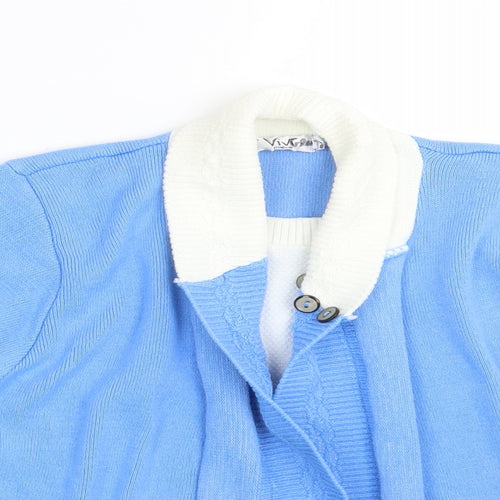 Vivi Womens Blue   Pullover Jumper Size S