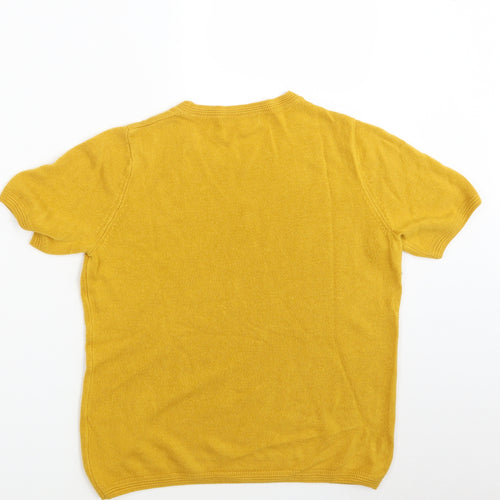 Classic  Womens Yellow   Pullover Jumper Size 10
