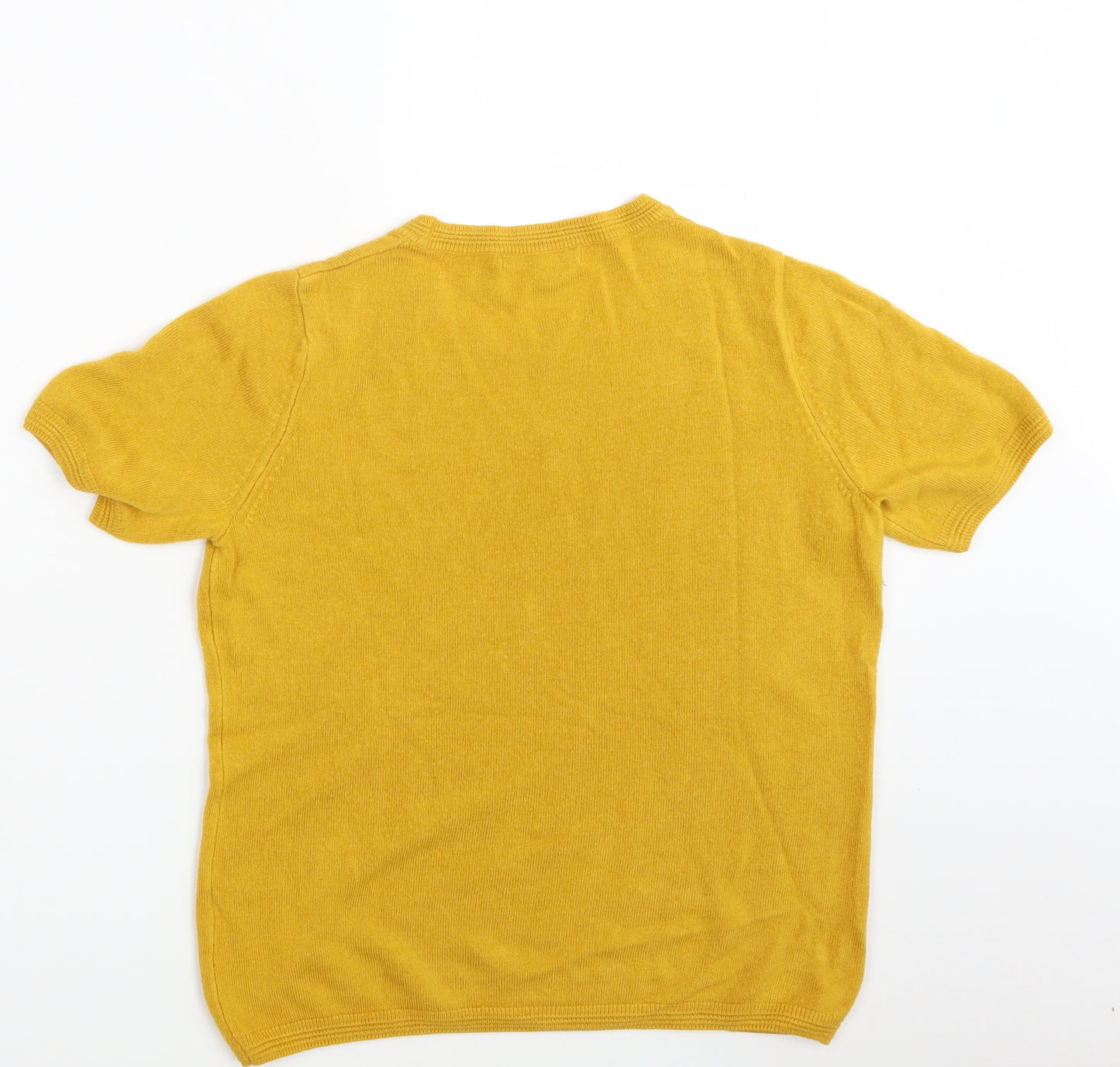 Classic  Womens Yellow   Pullover Jumper Size 10