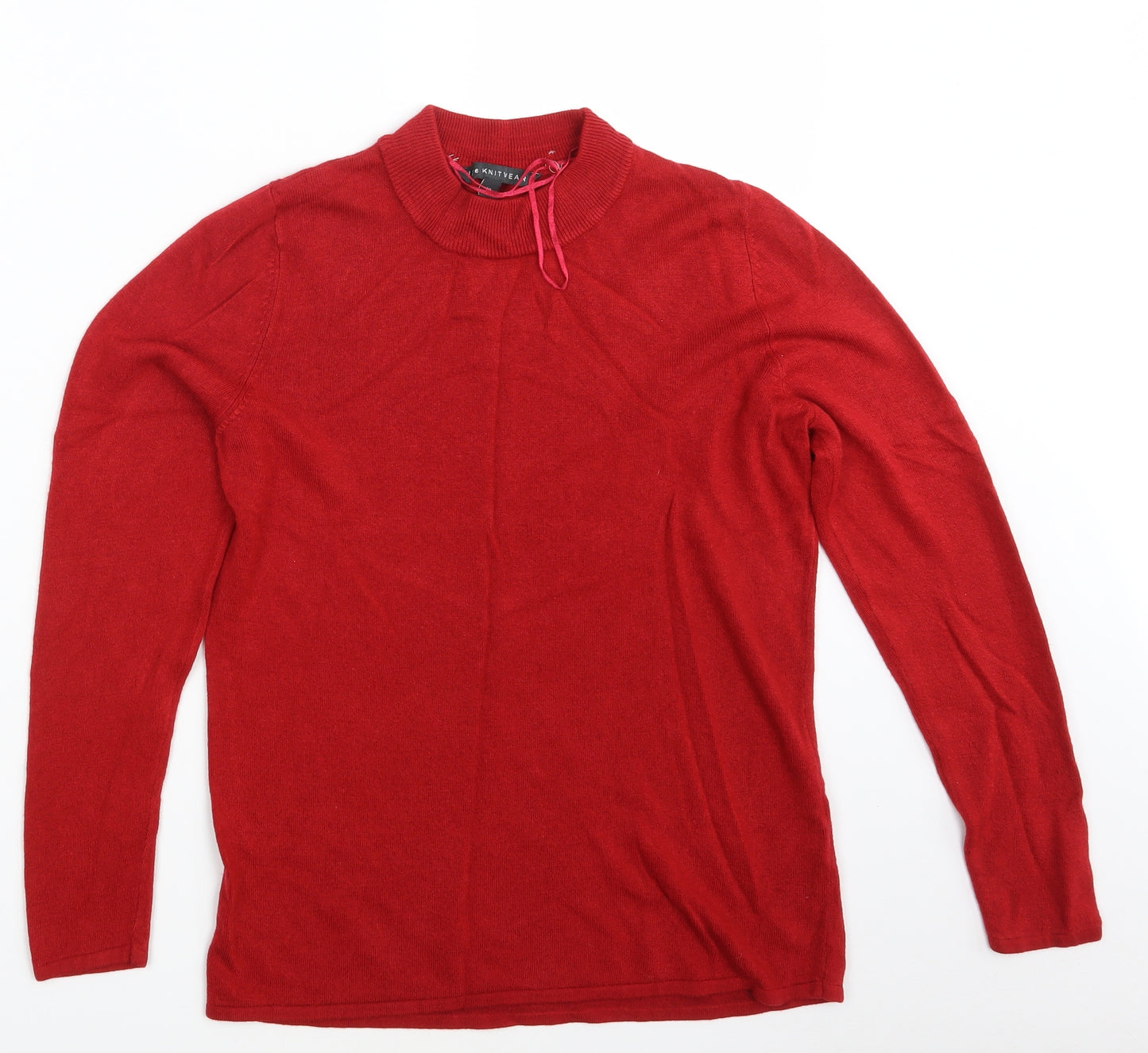 Bonmarché Womens Red   Pullover Jumper Size 12