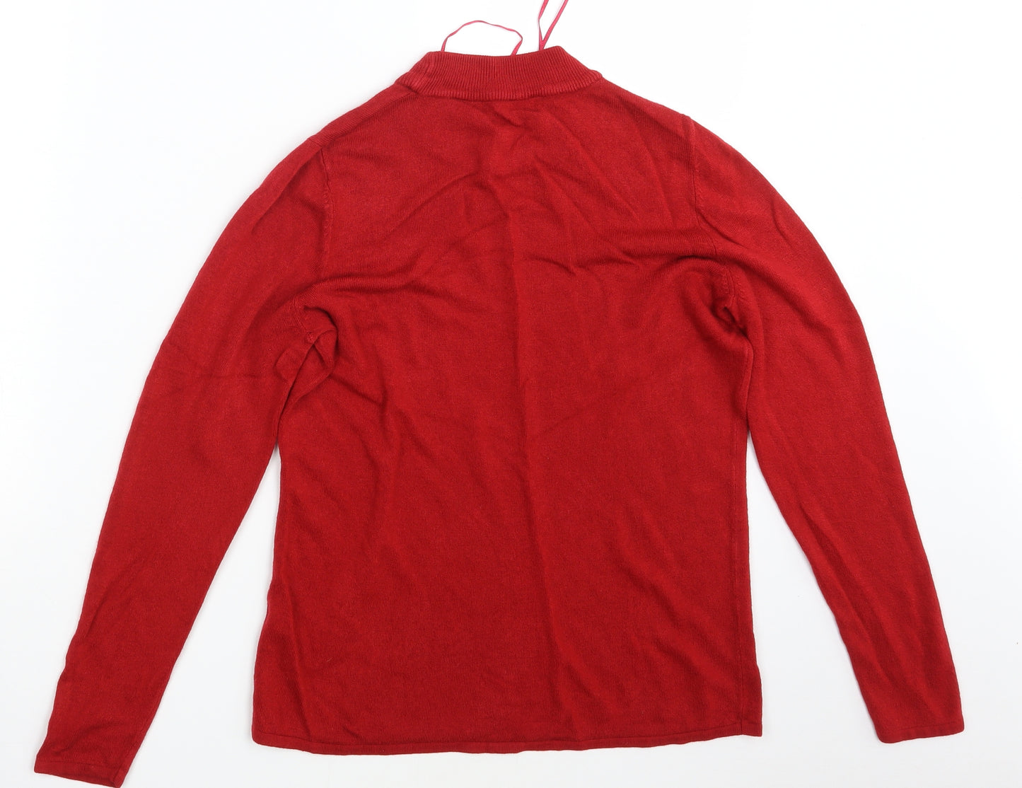 Bonmarché Womens Red   Pullover Jumper Size 12