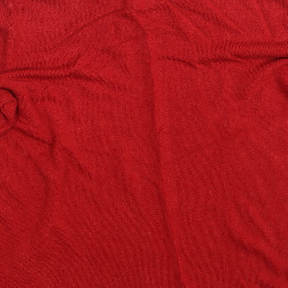Bonmarché Womens Red   Pullover Jumper Size 12