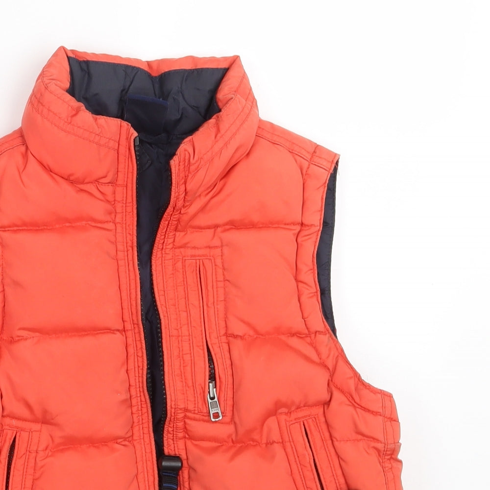 Gap Boys Orange   Gilet Jacket Size XS