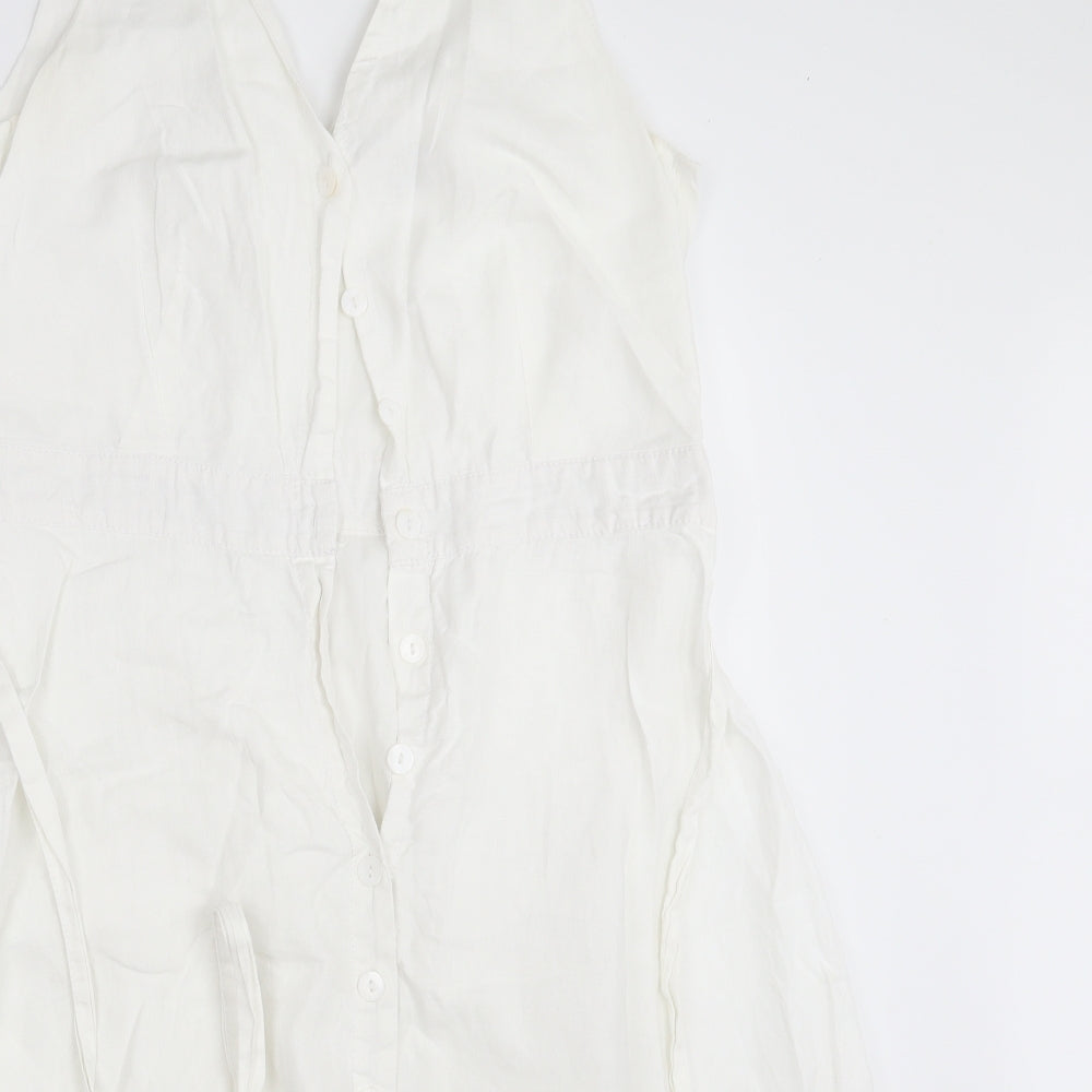 Jasper Conran Womens Ivory   A-Line  Size 14