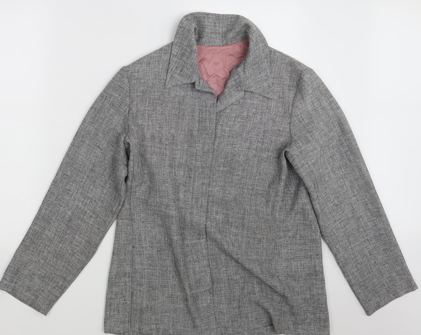 Preworn Womens Grey   Jacket Blazer Size 14