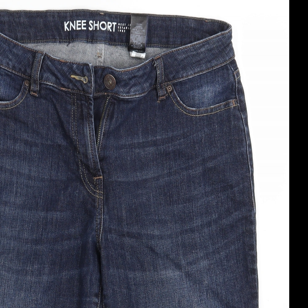 NEXT Womens Blue  Denim Cut-Off Shorts Size 12