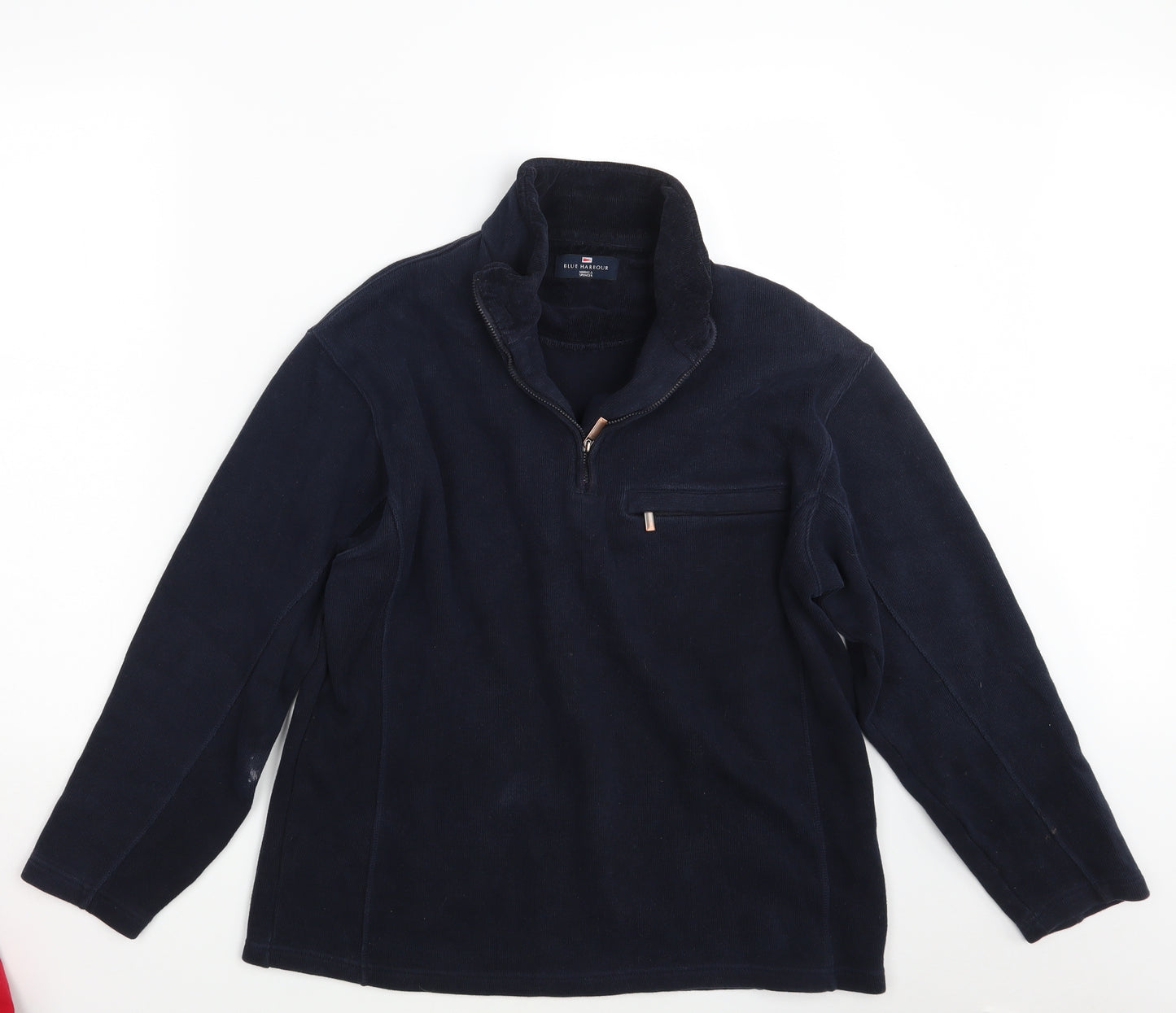 Blue Harbour Mens Blue  Knit Pullover Jumper Size M