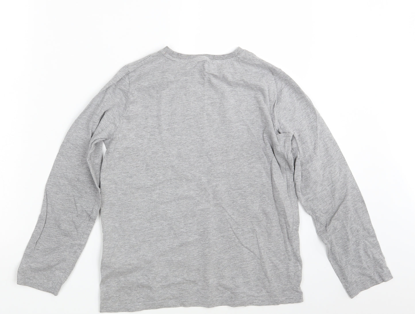 Primark Boys Grey   Basic T-Shirt Size 10-11 Years  - Seasonal Christmas Festive Holiday