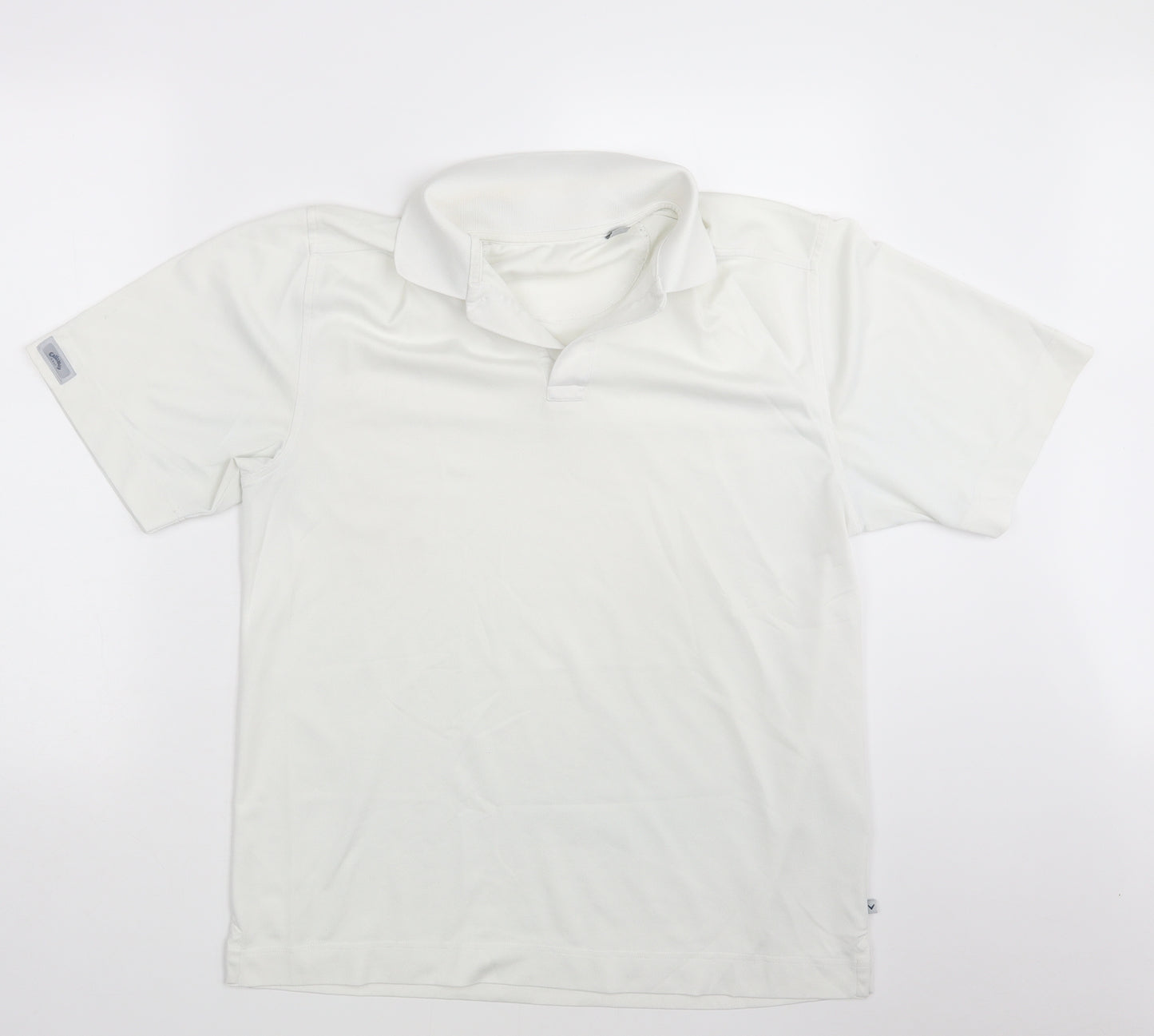 Callaway Golf Mens White    Polo Size S