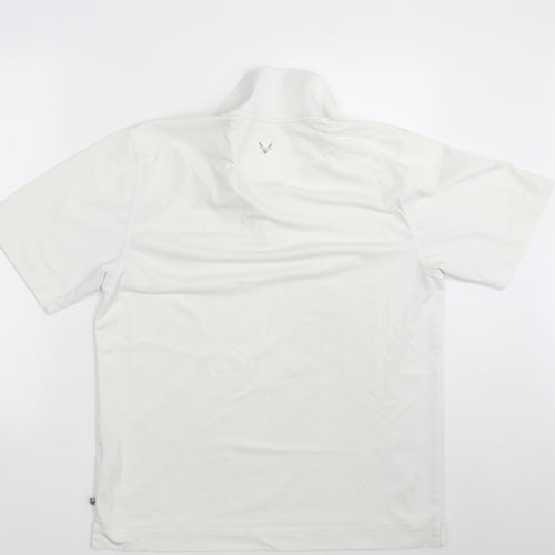 Callaway Golf Mens White    Polo Size S
