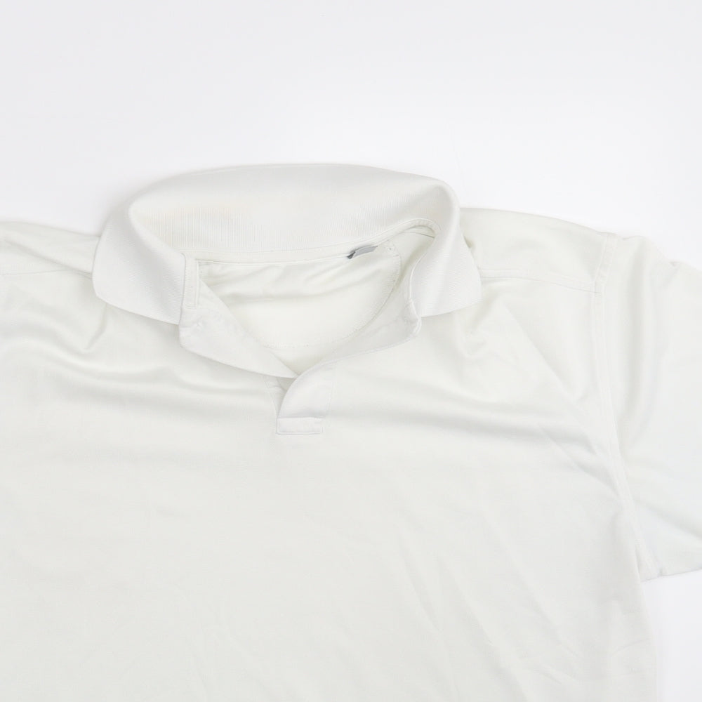 Callaway Golf Mens White    Polo Size S