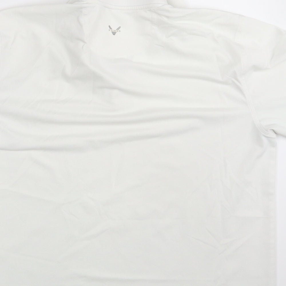 Callaway Golf Mens White    Polo Size S
