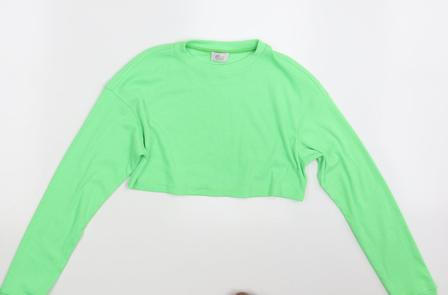Oh Polly Womens Green   Pullover Jumper Size 12  - Croppped