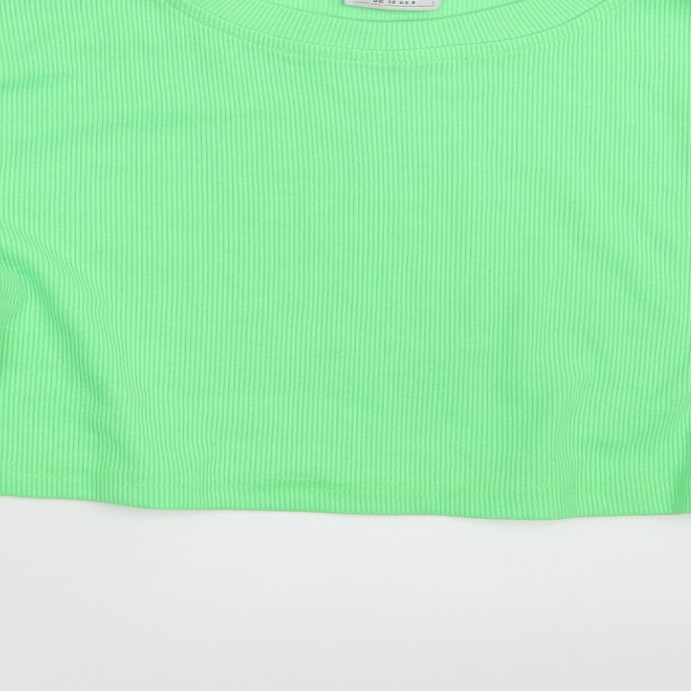 Oh Polly Womens Green   Pullover Jumper Size 12  - Croppped