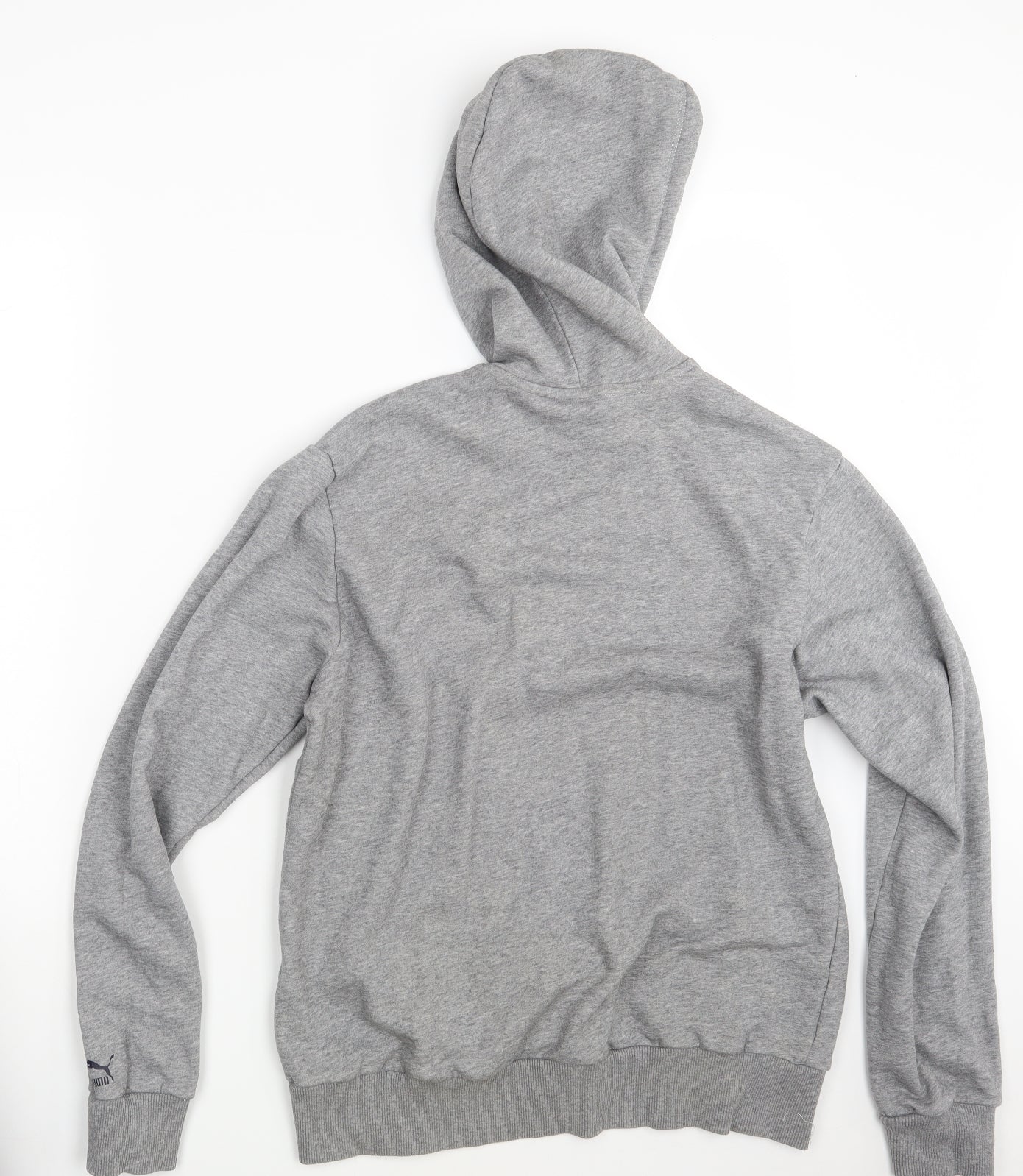 PUMA Mens Grey   Pullover Hoodie Size M