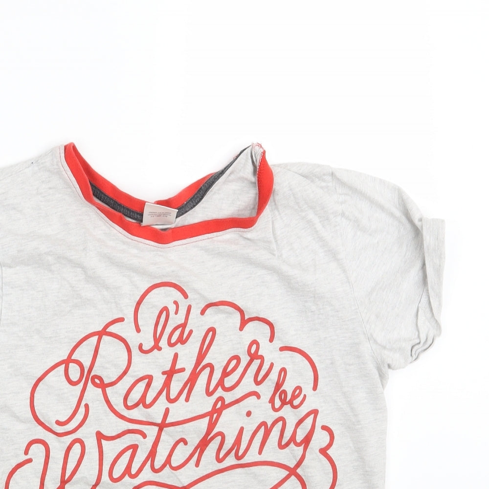 FRIENDS   Womens Grey   Basic T-Shirt One Size