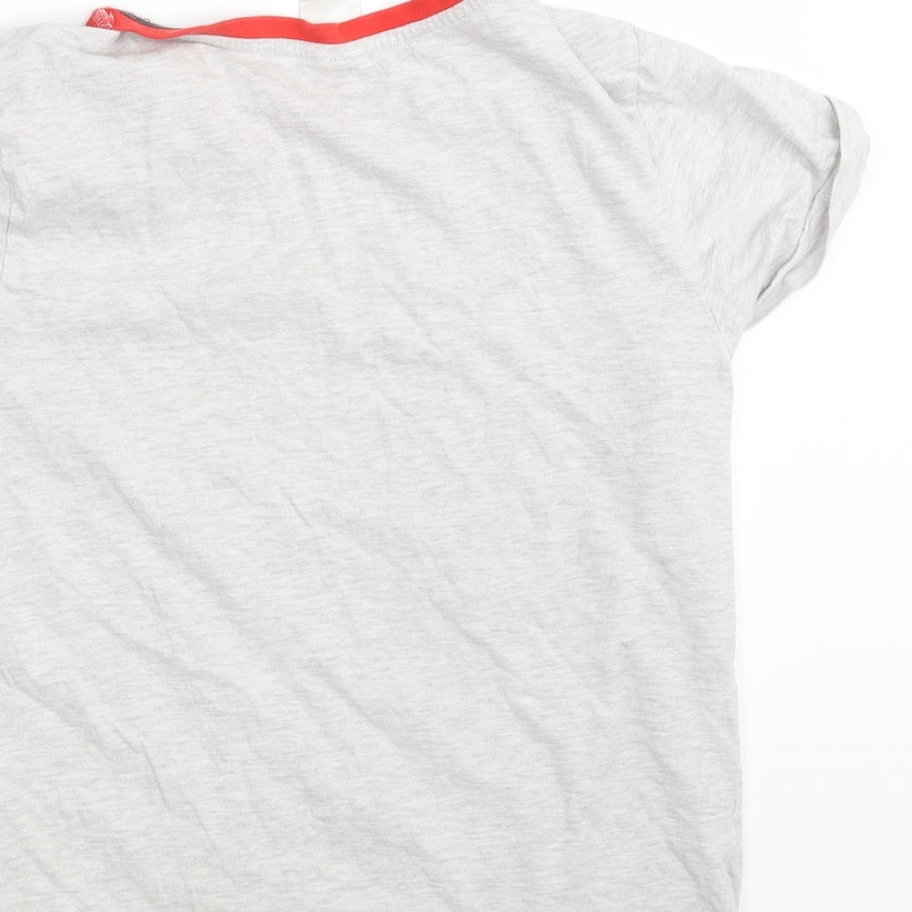 FRIENDS   Womens Grey   Basic T-Shirt One Size