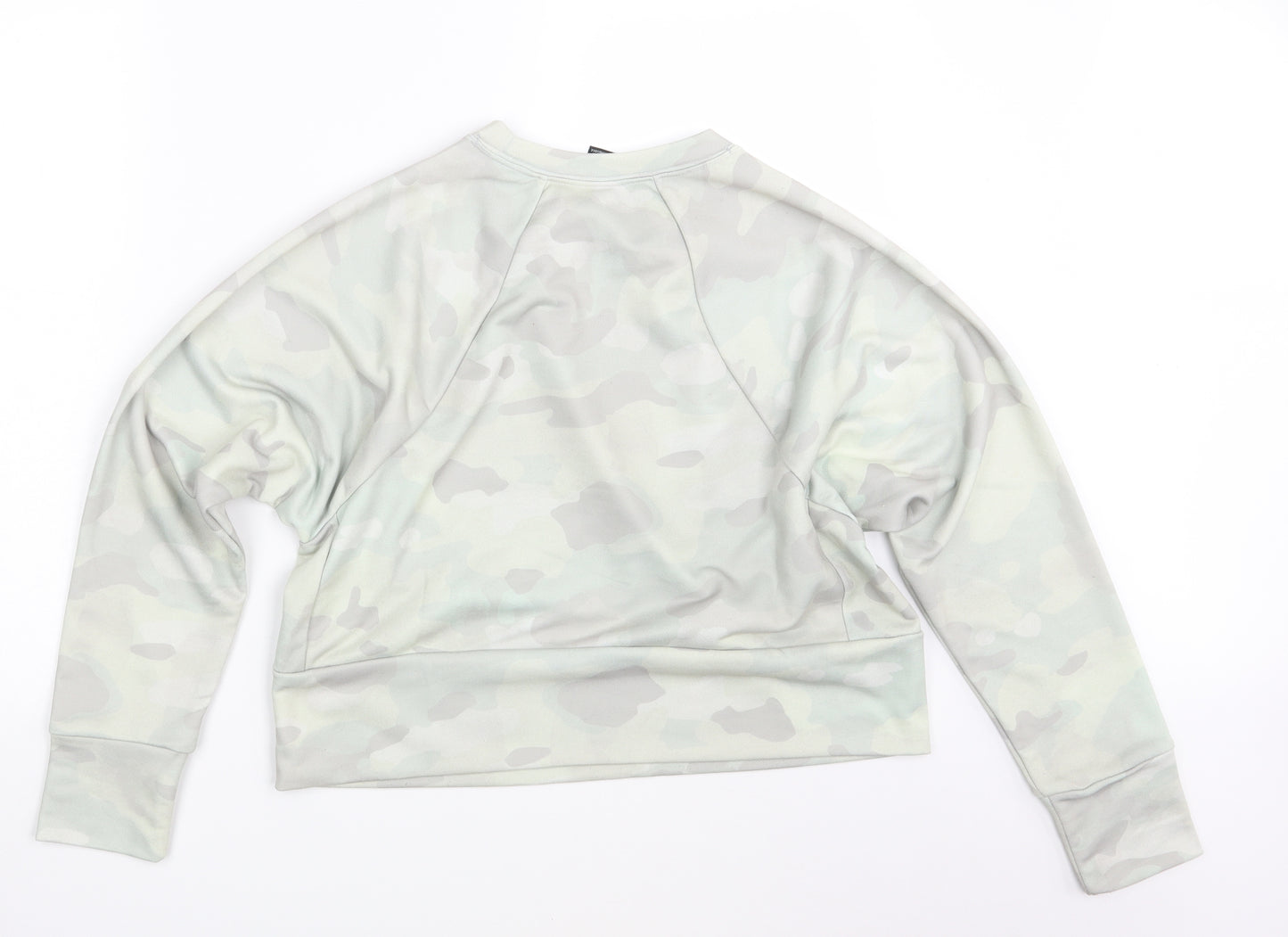 Nike Womens Green Camouflage  Pullover Sweatshirt Size S