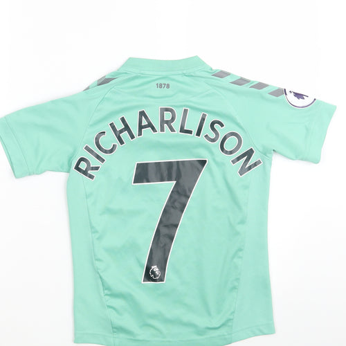 Hummel Boys Green   Jersey T-Shirt Size 10 Years  - Everton FC - Richardson
