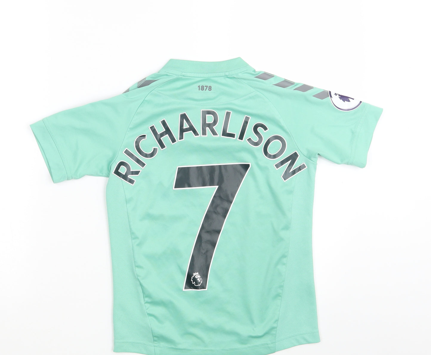 Hummel Boys Green   Jersey T-Shirt Size 10 Years  - Everton FC - Richardson